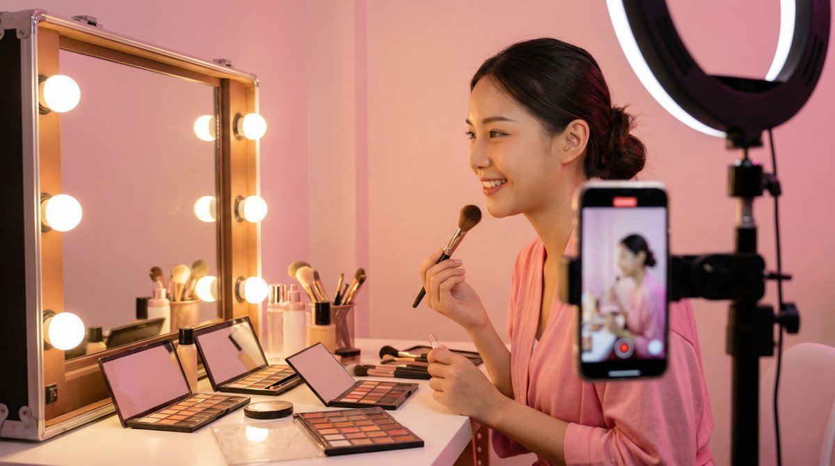 17c一起草美妆视频